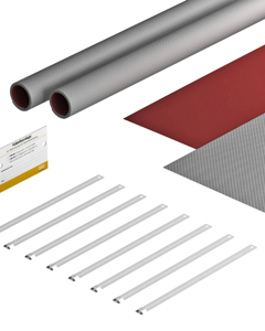 Fire protection bandage set f/photovoltaics grey/red FSB-K82